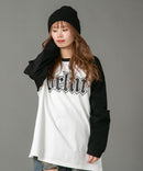 【brknhome/ブロークンホーム】グラフィック ロゴ ラグラン Tシャツ un BRKNHOME ブロークンホーム ❘ジーンズメイト公式オンラインショップ
