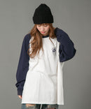 【SAVIER/サビアー】ルーズ フィット ラグラン ロンT Ｔシャツ un SAVIER サビアー