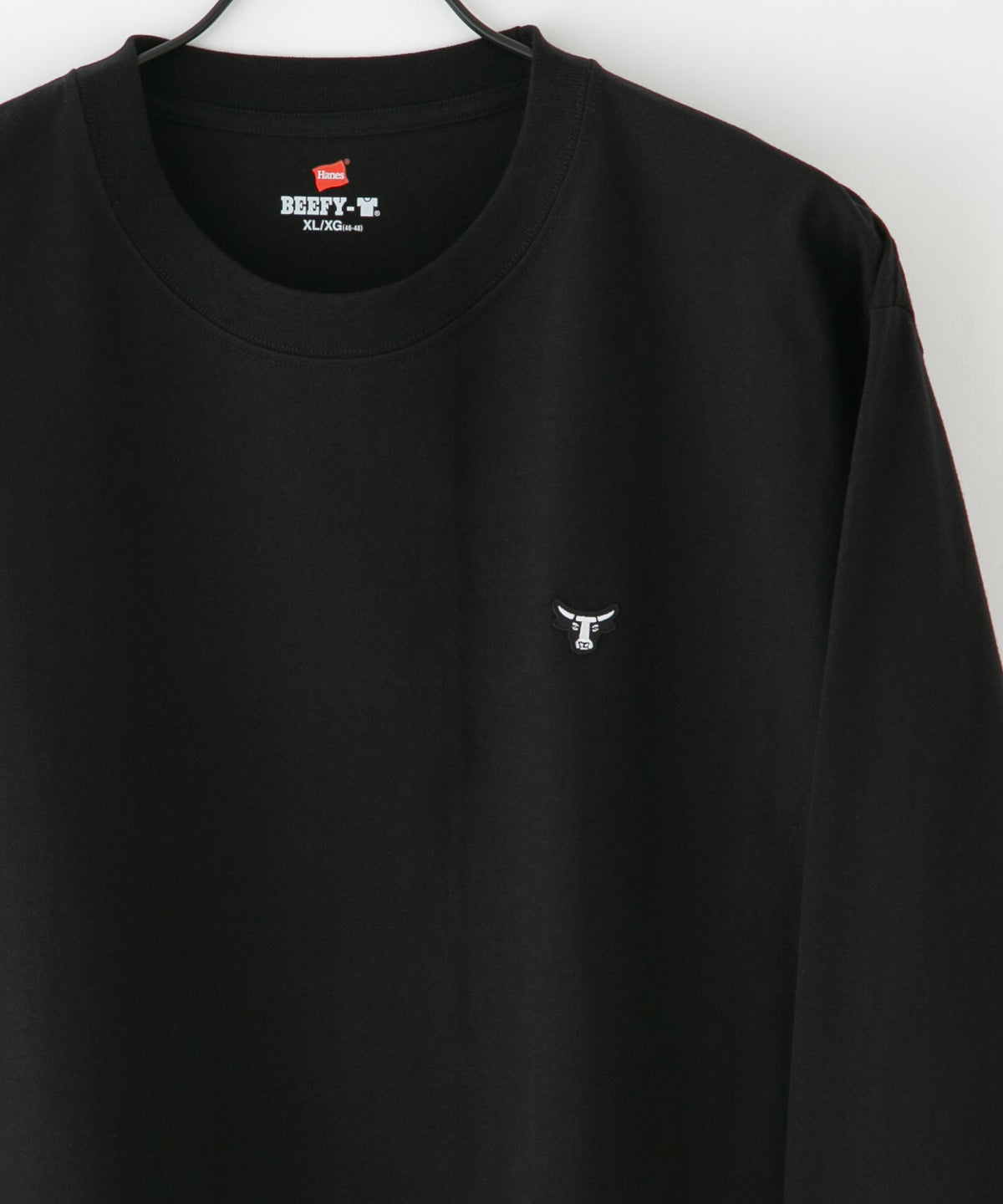 BEEFY ワンポイント ロング Tシャツ ロンT ビーフィー HANES ヘインズ