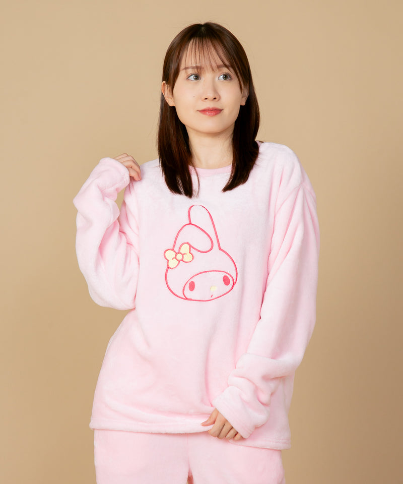 【SANRIO CHARACTERS/サンリオキャラクターズ】 ボア ルームウェア 上下セット 上下組 セットアップ