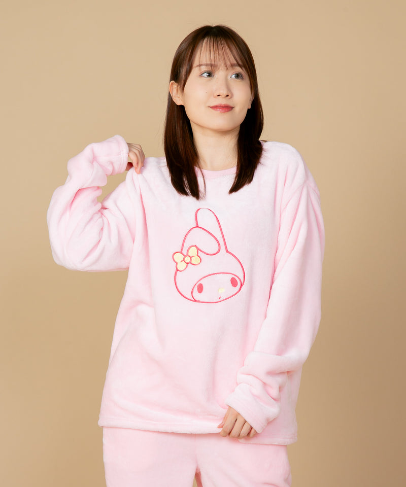 【SANRIO CHARACTERS/サンリオキャラクターズ】 ボア ルームウェア 上下セット 上下組 セットアップ