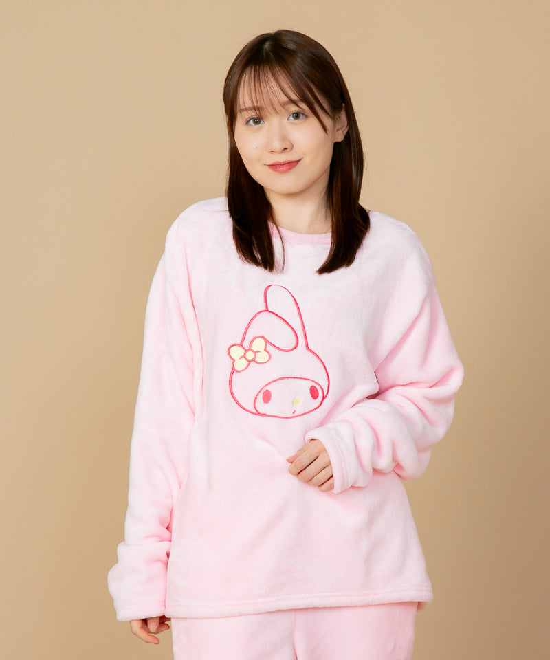 【SANRIO CHARACTERS/サンリオキャラクターズ】 ボア ルームウェア 上下セット 上下組 セットアップ