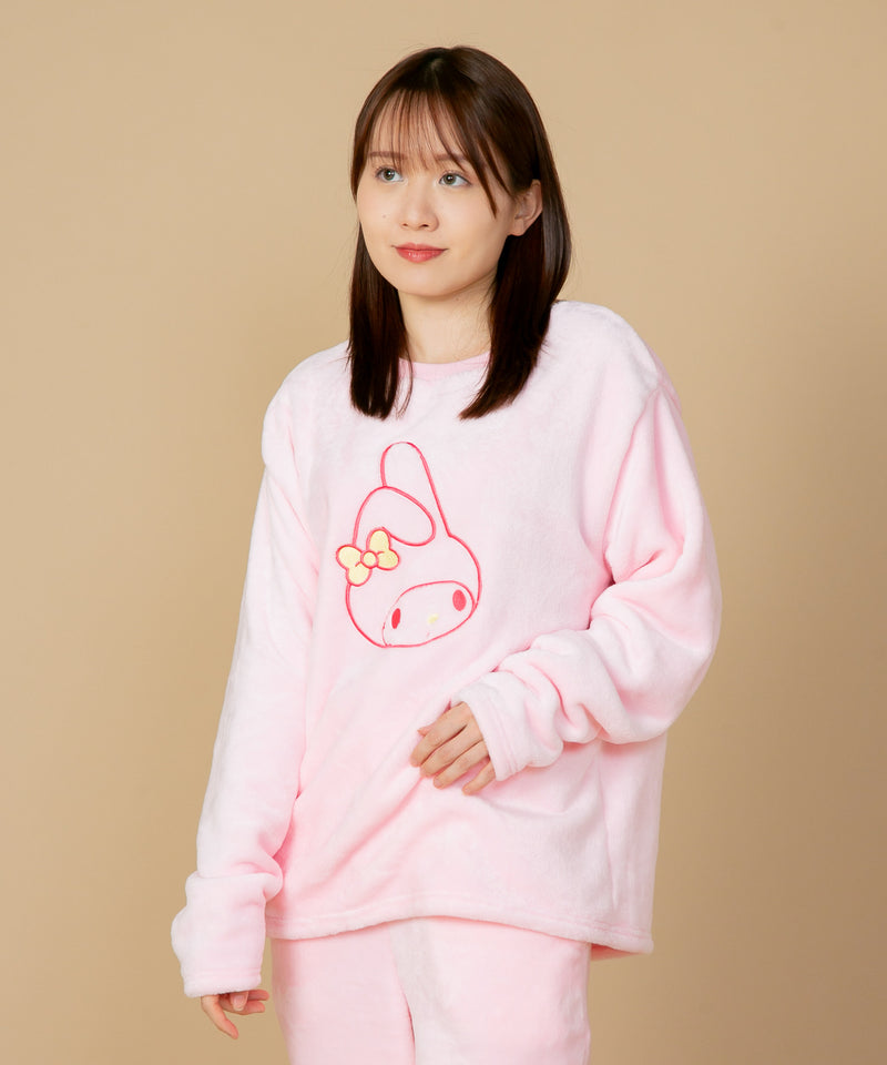 【SANRIO CHARACTERS/サンリオキャラクターズ】 ボア ルームウェア 上下セット 上下組 セットアップ