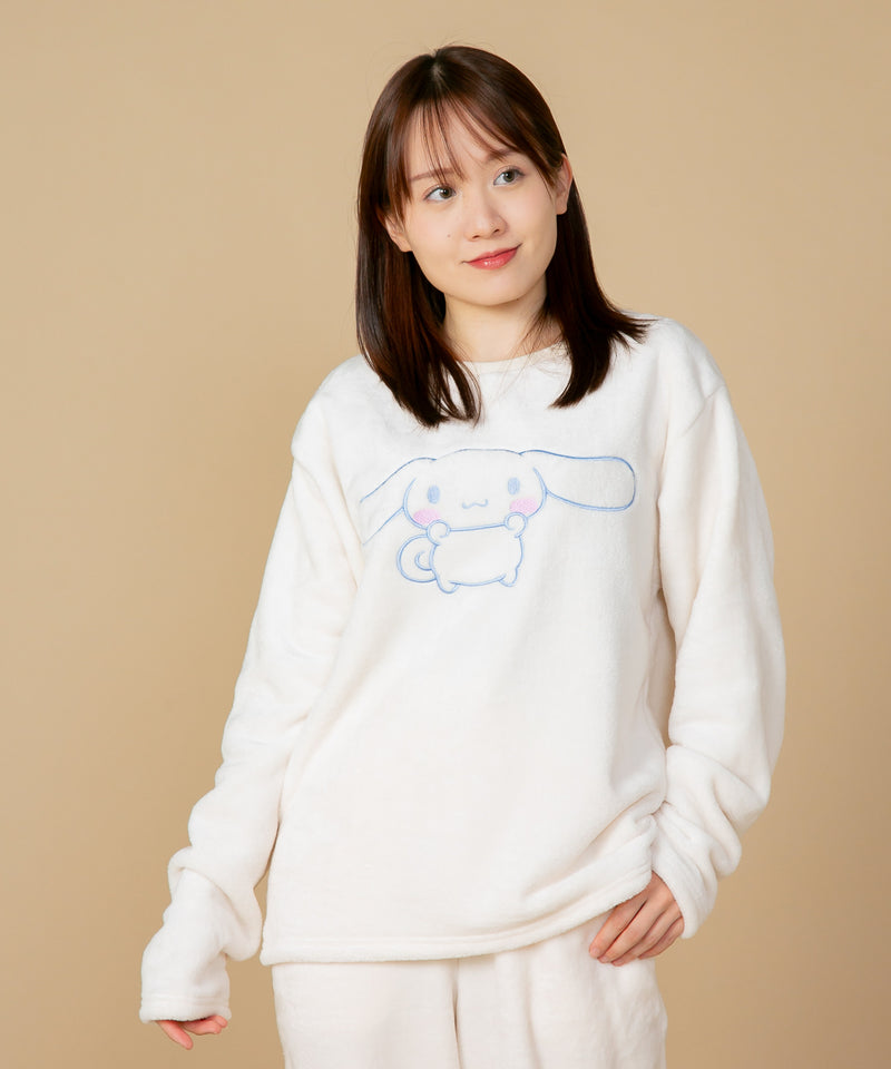 【SANRIO CHARACTERS/サンリオキャラクターズ】 ボア ルームウェア 上下セット 上下組 セットアップ