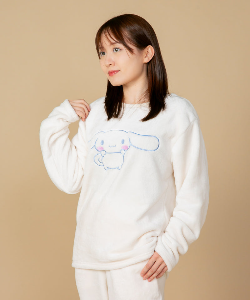 【SANRIO CHARACTERS/サンリオキャラクターズ】 ボア ルームウェア 上下セット 上下組 セットアップ