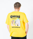 モコモコ アニマル バック プリント ビッグT 接触冷感 COOL 友達 BLUE STANDARD ❘ジーンズメイト公式オンラインショップ