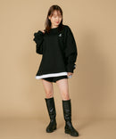 裏起毛 フェイクレイヤード バックプリント クルーネック スウェット カンゴール KANGOL