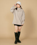 裏起毛 ハーフジップ ビックシルエット ワンポイントロゴ  スウェット カンゴール KANGOL