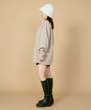 裏起毛 ハーフジップ ビックシルエット ワンポイントロゴ  スウェット カンゴール KANGOL