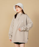 裏起毛 ハーフジップ ビックシルエット ワンポイントロゴ  スウェット カンゴール KANGOL