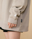 裏起毛 ハーフジップ ビックシルエット ワンポイントロゴ  スウェット カンゴール KANGOL