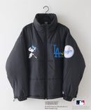 【PEANUTS×MLB】オリジナルデザイン ナイロンパファージャケット 中綿ジャケット ヤンキース ドジャース ホワイトソックス