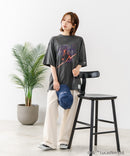 【DISCUS/ディスカス】【選べる丈感・STARWARS】DISCUS×スターウォーズ コラボTシャツ クロップド短丈・BIGシルエット
