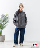 【MLB/メジャーリーグベースボール】 ツイル ワッペン パイピング使い ナイロン トラックジャケット