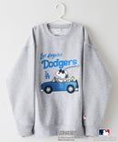 【PEANUTS×MLB】オリジナルデザイン KIDS裏起毛トレーナー キッズサイズ ヤンキース ドジャース カブス キャラクター