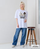 【タマ＆フレンズ～うちのタマ知りませんか？】オリジナルデザインTシャツ バイキンくん 刺繍 ドロップショルダー ユニセックス