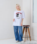 【SANRIO CHARACTERS/サンリオキャラクターズ】オリジナルデザインＴシャツ 刺繍 ドロップショルダー ユニセックス ❘ジーンズメイト公式オンラインショップ