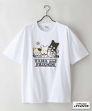 【タマ＆フレンズ～うちのタマ知りませんか？】オリジナルデザインTシャツ バイキンくん 刺繍 ドロップショルダー ユニセックス