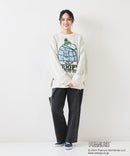 【SEQUENZ/シークエンズ】TP C/N KNIT/スヌーピー ニット クルーネック ワイドシルエット ジャガード