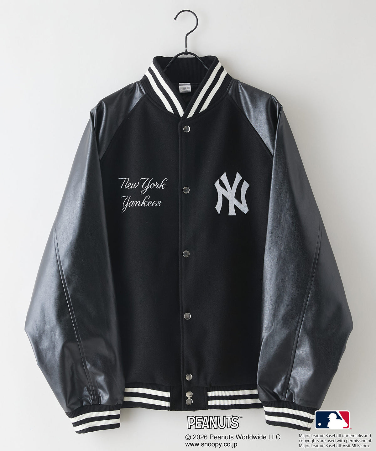 2/2-2/6再販予定【PEANUTS×MLB】オリジナルデザイン スタジャン バー