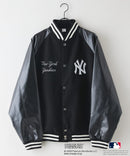 【PEANUTS×MLB】オリジナルデザイン スタジャン バーシティージャケット アワードジャケット ドジャース ヤンキース パドレス