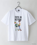 【TOY STORY/トイ・ストーリー】【限定オリジナルデザイン】半袖Tシャツ 綿100% ドロップショルダー ワンポイント バックプリント ディズニー ピクサー キャラクター クルーネック Disney ユニセックス