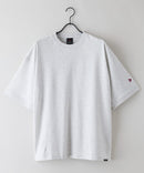 【SAVIER/サビアー】×【ZERO STAIN/ゼロステイン】コラボ 袖リブ クルーネック Tシャツzo