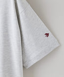 【SAVIER/サビアー】×【ZERO STAIN/ゼロステイン】コラボ 袖リブ クルーネック Tシャツzo