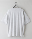 【SAVIER/サビアー】×【ZERO STAIN/ゼロステイン】コラボ 袖リブ クルーネック Tシャツzo
