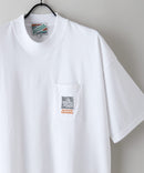 【OUTDOOR EXCHANGE/アウトドアエクスチェンジ】×【ZERO STAIN/ゼロステイン】コラボ モックネック ポケット付 Tシャツzo