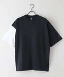 【BRKNHOME/ブロークンホーム】×【ZERO STAIN/ゼロステイン】コラボ 袖配色 クルーネック Ｔシャツzo