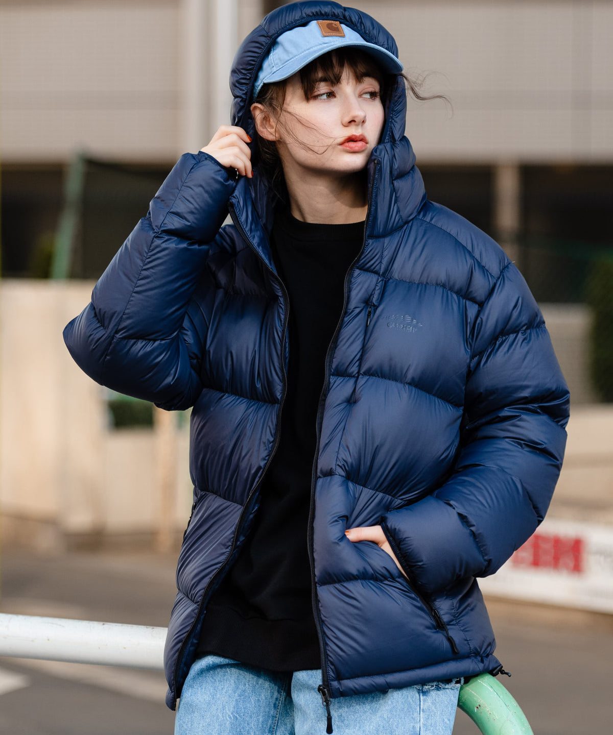 ALPHA MA-1 ブルゾン（別注[アルファ] BC ALPHA GLR MA-1 DENIM