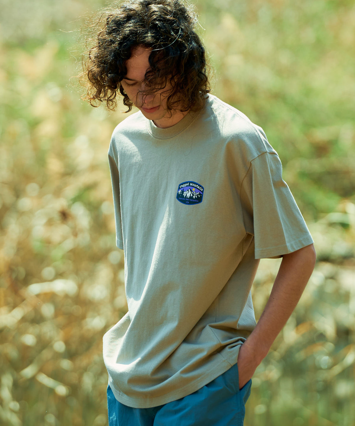 RAGGED MOUNTAIN：ラギットマウンテン】ワンポイントロゴTシャツ 半袖