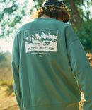 バック プリント トレーナー RAGGED MOUNTAIN ラギットマウンテン