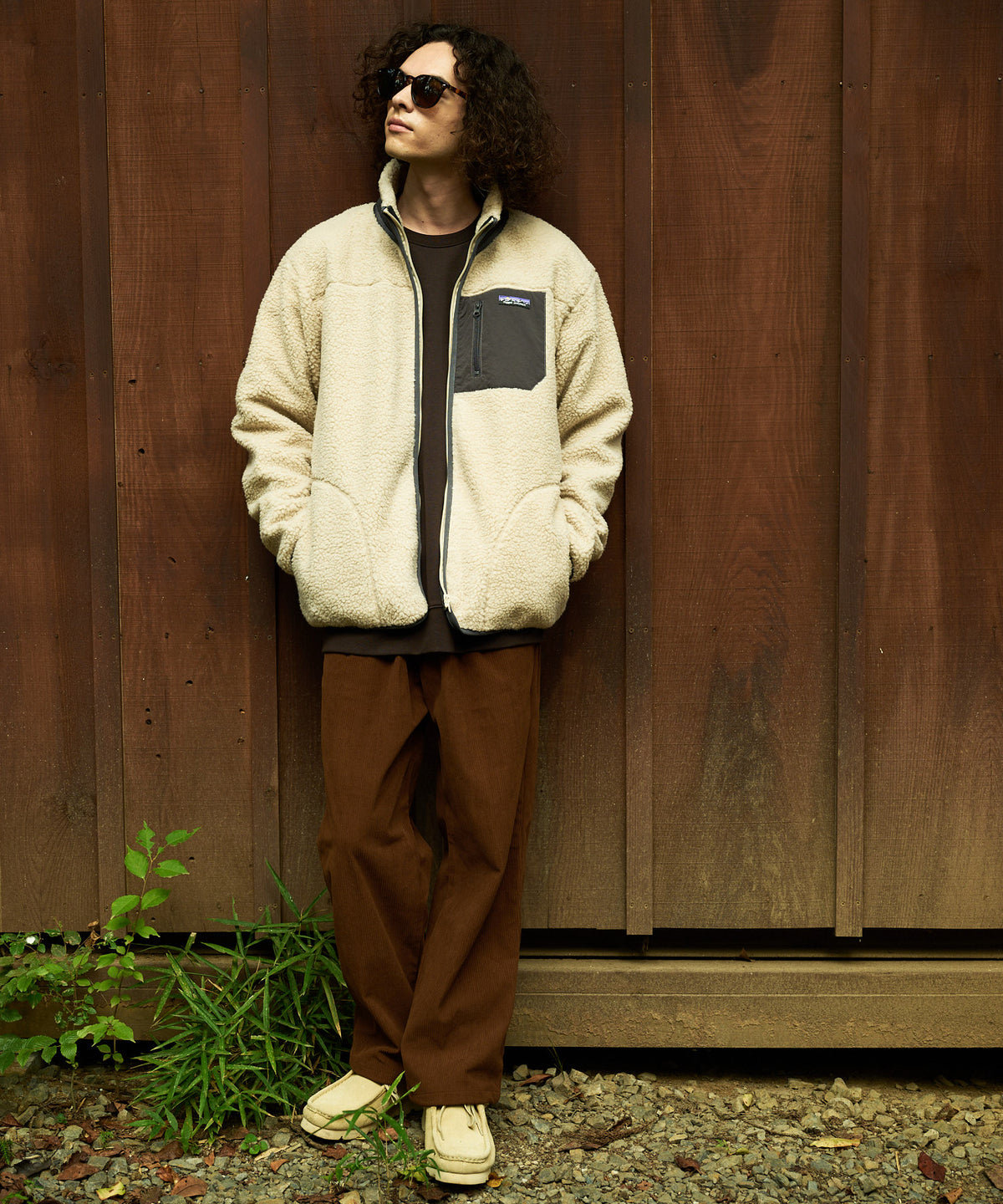 45R ボアのフードブルゾン ブラウン 定価57,200円 イエナ IENA Maison IENA フードボアブルゾン （ブラウン