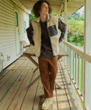 【2025AW新色追加！】CONCORD 防風 ボア ベスト RAGGED MOUNTAIN ラギットマウンテン ボア 防風 ベスト 防寒 重ね着 定番 重宝 コーデ 暖かい