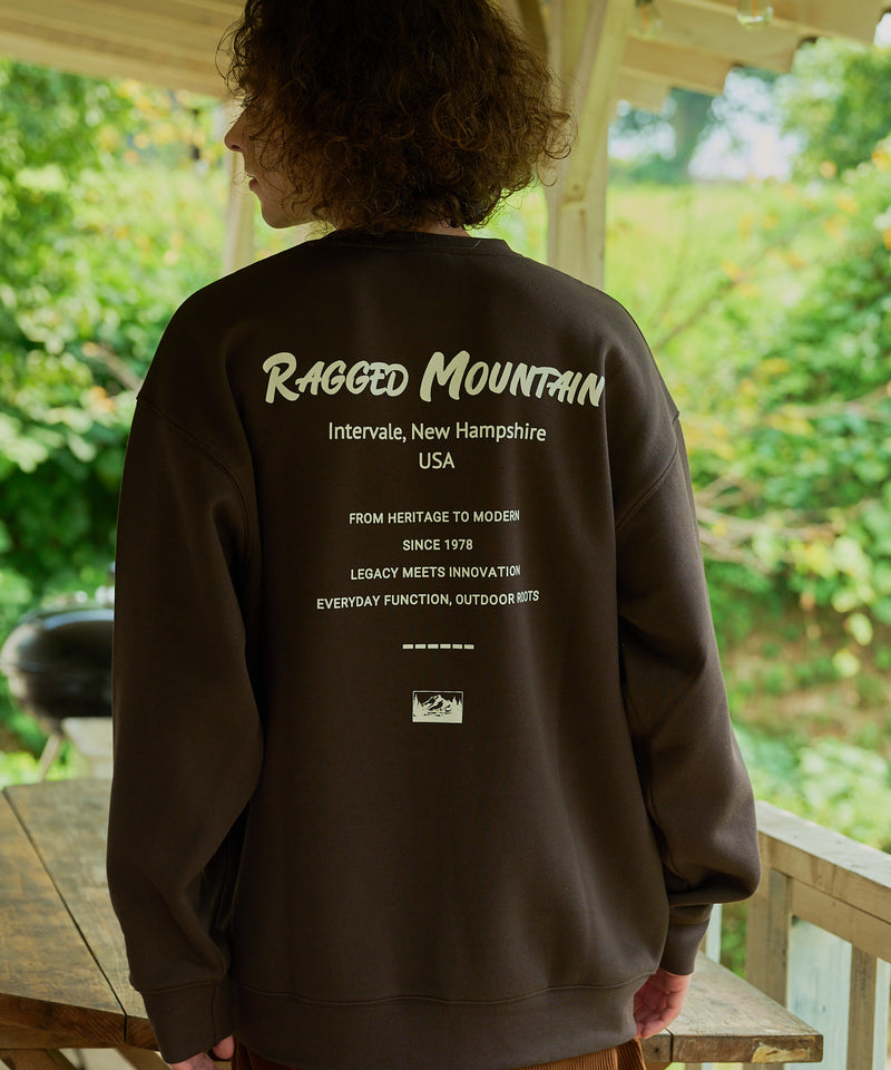 【RAGGED MOUNTAIN/ラギットマウンテン】ALTON/アルトン バックプリント スウェットトレーナー