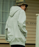 【RAGGED MOUNTAIN/ラギットマウンテン】BBELMONT/ベルモント エンボス加工 プルオーバー パーカー