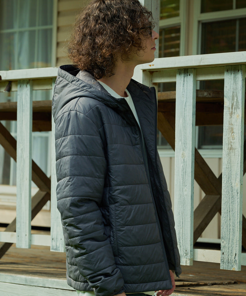 DURHAM/ダラム 中綿 フルジップ フーデッド ジャケット エコダウン【RAGGED MOUNTAIN/ラギットマウンテン】