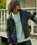 DURHAM/ダラム 中綿 フルジップ フーデッド ジャケット エコダウン【RAGGED MOUNTAIN/ラギットマウンテン】