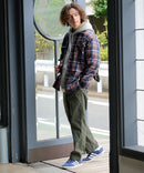 【RAGGED MOUNTAIN/ラギットマウンテン】【軽やかな着心地ながら保温性バッチリ】MASON 裏地フリースボンディングチェックカットシャツ 暖かい 保温 ライトアウター アウトドア タウンユース ユニセックス ❘ジーンズメイト公式オンラインショップ