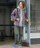 【RAGGED MOUNTAIN/ラギットマウンテン】【軽やかな着心地ながら保温性バッチリ】MASON 裏地フリースボンディングチェックカットシャツ 暖かい 保温 ライトアウター アウトドア タウンユース ユニセックス ❘ジーンズメイト公式オンラインショップ