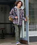 【RAGGED MOUNTAIN/ラギットマウンテン】【軽やかな着心地ながら保温性バッチリ】MASON 裏地フリースボンディングチェックカットシャツ 暖かい 保温 ライトアウター アウトドア タウンユース ユニセックス ❘ジーンズメイト公式オンラインショップ
