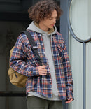 【RAGGED MOUNTAIN/ラギットマウンテン】【軽やかな着心地ながら保温性バッチリ】MASON 裏地フリースボンディングチェックカットシャツ 暖かい 保温 ライトアウター アウトドア タウンユース ユニセックス ❘ジーンズメイト公式オンラインショップ