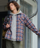 【RAGGED MOUNTAIN/ラギットマウンテン】【軽やかな着心地ながら保温性バッチリ】MASON 裏地フリースボンディングチェックカットシャツ 暖かい 保温 ライトアウター アウトドア タウンユース ユニセックス ❘ジーンズメイト公式オンラインショップ