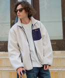【RAGGED MOUNTAIN/ラギットマウンテン】【特殊な防風フィルムが冬の冷たい風をしっかりシャットアウト】GRAFTON 防風ボアブルゾン スタンドカラー 防風フィルム 防寒 タウンユース アウトドア ユニセックス