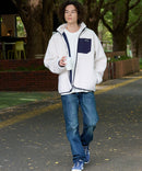【RAGGED MOUNTAIN/ラギットマウンテン】【特殊な防風フィルムが冬の冷たい風をしっかりシャットアウト】GRAFTON 防風ボアブルゾン スタンドカラー 防風フィルム 防寒 タウンユース アウトドア ユニセックス