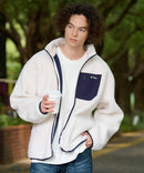 【RAGGED MOUNTAIN/ラギットマウンテン】【特殊な防風フィルムが冬の冷たい風をしっかりシャットアウト】GRAFTON 防風ボアブルゾン スタンドカラー 防風フィルム 防寒 タウンユース アウトドア ユニセックス