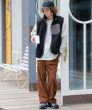 【RAGGED MOUNTAIN/ラギットマウンテン】【特殊な防風フィルムが冬の冷たい風をしっかりシャットアウト】GRAFTON 防風ボアベスト スタンドカラー 防風フィルム 防寒 タウンユース アウトドア ユニセックス