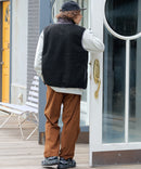 【RAGGED MOUNTAIN/ラギットマウンテン】【特殊な防風フィルムが冬の冷たい風をしっかりシャットアウト】GRAFTON 防風ボアベスト スタンドカラー 防風フィルム 防寒 タウンユース アウトドア ユニセックス